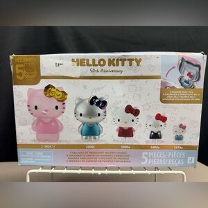Hello Kitty 50th Anniversary 5 Decades of Nesting Figures